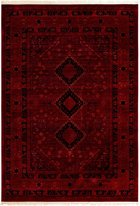 Red 10' x 14' 1 Tekke Rectangle Area Rug Classic Traditional Vintage Design Carpet for Living Rooms, Dining, Bedrooms, Office Space for Sale at Rug Engine
