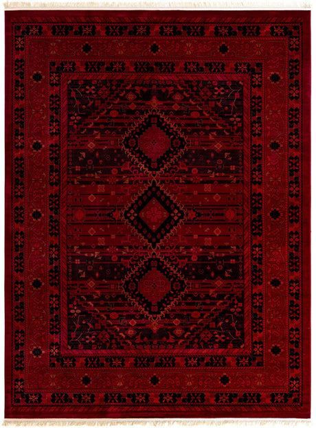 Red 10' x 13' 1 Tekke Rectangle Area Rug Classic Traditional Vintage Design Carpet for Living Rooms, Dining, Bedrooms, Office Space for Sale at Rug Engine