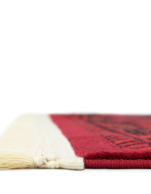 Red 6' 1 x 6' 1 Tekke Square Rug
