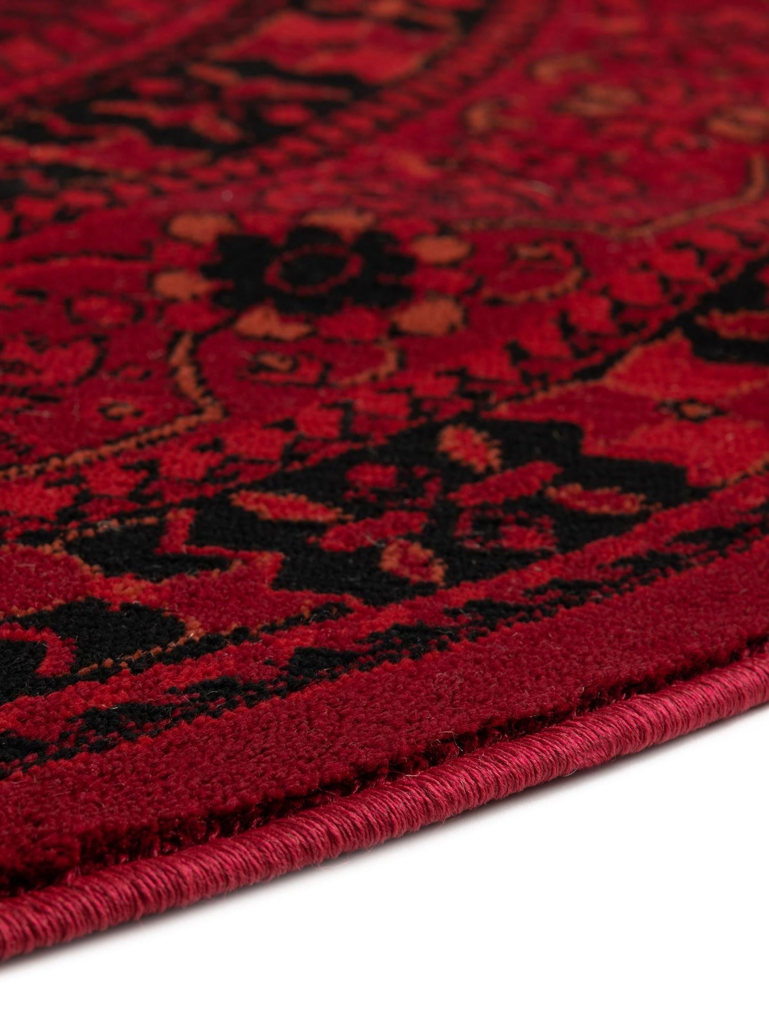 Red 3' 1 x 5' 3 Tekke Oval Area Rug Classic Traditional Vintage Design Carpet for Living Rooms, Dining, Bedrooms, Office Space for Sale at Rug Engine