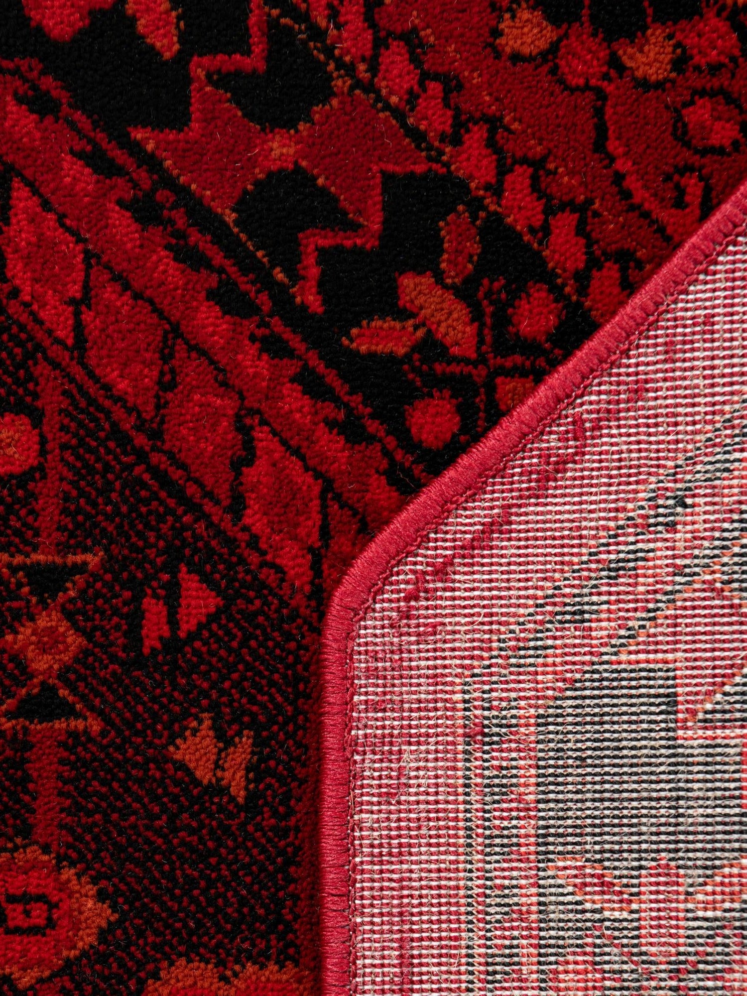 Red 5' 3 x 5' 3 Tekke Octagon Area Rug Classic Traditional Vintage Design Carpet for Living Rooms, Dining, Bedrooms, Office Space for Sale at Rug Engine