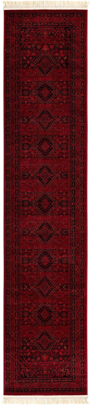 Red 2' 7 x 12' Tekke Runner Area Rug Classic Traditional Vintage Design Carpet for Living Rooms, Dining, Bedrooms, Office Space for Sale at Rug Engine