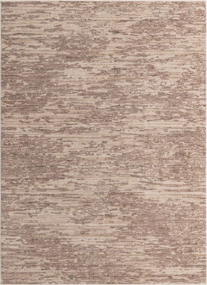 Brown 9' x 12' Oasis Rectangle Area Rug 65% Polypropylene & 35% Polyester Contemporary Carpet for Living Rooms, Bedroom, Kitchen, Dining, Office for Sale at Rug Engine
