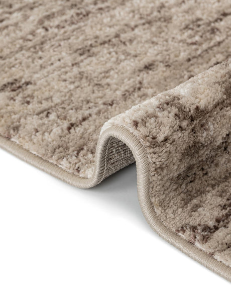Brown 7' x 7' Oasis Octagon Area Rug 65% Polypropylene & 35% Polyester Contemporary Carpet for Living Rooms, Bedroom, Kitchen, Dining, Office for Sale at Rug Engine