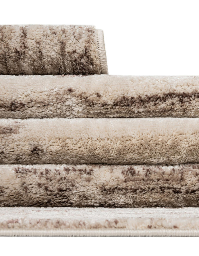 Brown 8' x 10' Oasis Rectangle Area Rug 65% Polypropylene & 35% Polyester Contemporary Carpet for Living Rooms, Bedroom, Kitchen, Dining, Office for Sale at Rug Engine