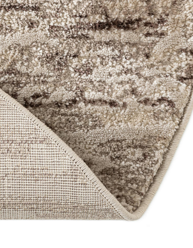 Brown 3' x 5' 3 Oasis Oval Area Rug 65% Polypropylene & 35% Polyester Contemporary Carpet for Living Rooms, Bedroom, Kitchen, Dining, Office for Sale at Rug Engine