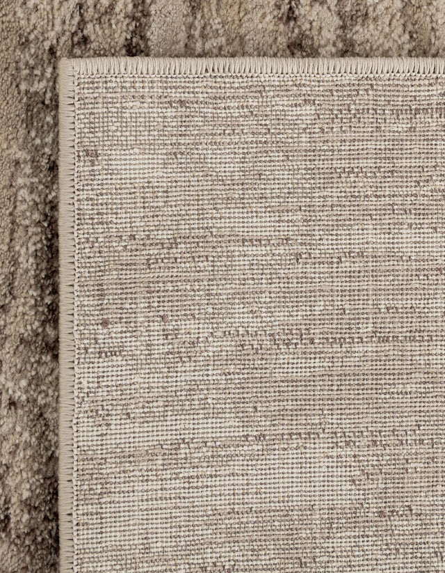 Brown 2' x 8' Oasis Runner Area Rug 65% Polypropylene & 35% Polyester Contemporary Carpet for Living Rooms, Bedroom, Kitchen, Dining, Office for Sale at Rug Engine