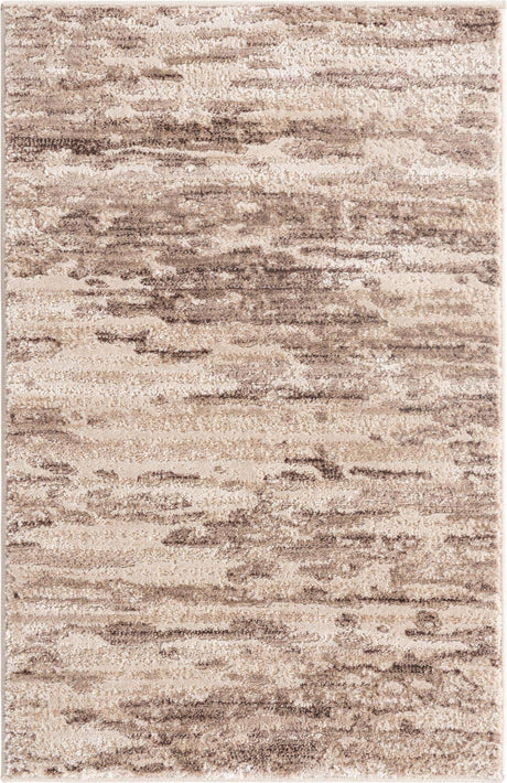 Brown 2' x 3' Oasis Rectangle Area Rug 65% Polypropylene & 35% Polyester Contemporary Carpet for Living Rooms, Bedroom, Kitchen, Dining, Office for Sale at Rug Engine