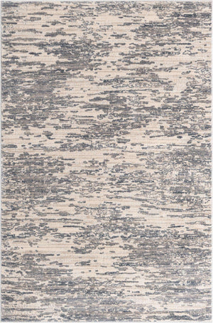 Gray 6' x 9' Oasis Rectangle Area Rug 65% Polypropylene & 35% Polyester Contemporary Carpet for Living Rooms, Bedroom, Kitchen, Dining, Office for Sale at Rug Engine