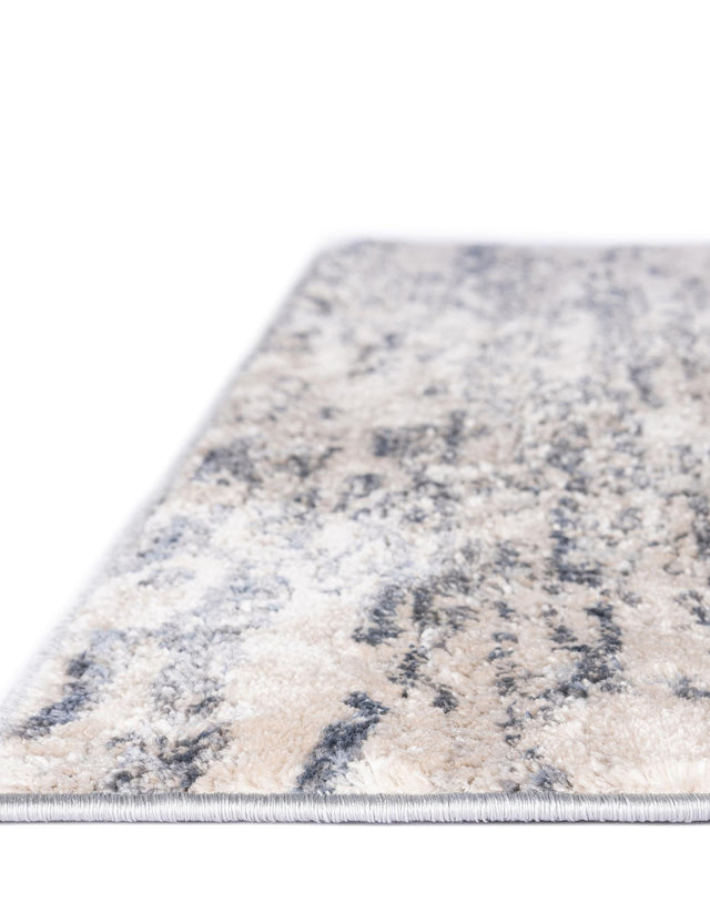 Gray 6' x 6' Oasis Octagon Area Rug 65% Polypropylene & 35% Polyester Contemporary Carpet for Living Rooms, Bedroom, Kitchen, Dining, Office for Sale at Rug Engine