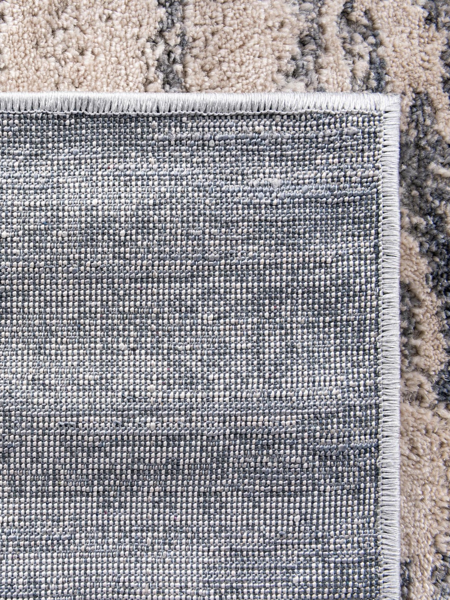 Gray 6' x 6' Oasis Octagon Area Rug 65% Polypropylene & 35% Polyester Contemporary Carpet for Living Rooms, Bedroom, Kitchen, Dining, Office for Sale at Rug Engine