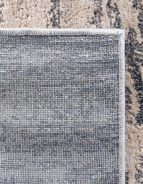 Gray 5' x 8' Oasis Rectangle Area Rug 65% Polypropylene & 35% Polyester Contemporary Carpet for Living Rooms, Bedroom, Kitchen, Dining, Office for Sale at Rug Engine