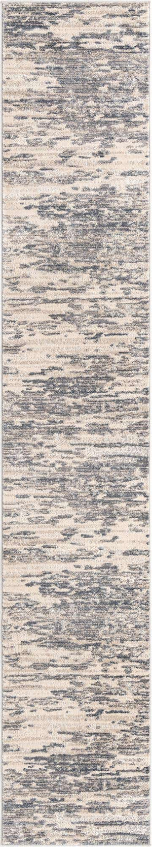 Gray 2' x 12' Oasis Runner Area Rug 65% Polypropylene & 35% Polyester Contemporary Carpet for Living Rooms, Bedroom, Kitchen, Dining, Office for Sale at Rug Engine