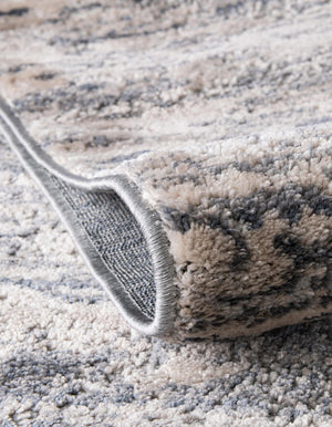 Gray 2' x 8' Oasis Runner Area Rug 65% Polypropylene & 35% Polyester Contemporary Carpet for Living Rooms, Bedroom, Kitchen, Dining, Office for Sale at Rug Engine