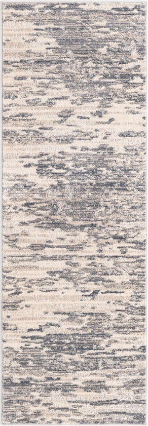 Gray 2' x 6' Oasis Runner Area Rug 65% Polypropylene & 35% Polyester Contemporary Carpet for Living Rooms, Bedroom, Kitchen, Dining, Office for Sale at Rug Engine