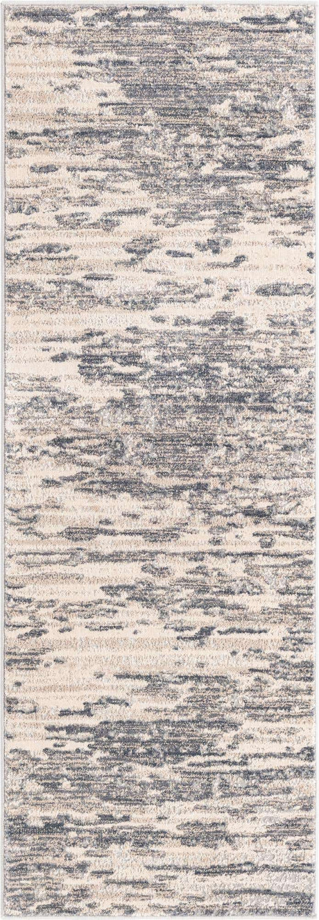 Gray 2' x 6' Oasis Runner Area Rug 65% Polypropylene & 35% Polyester Contemporary Carpet for Living Rooms, Bedroom, Kitchen, Dining, Office for Sale at Rug Engine
