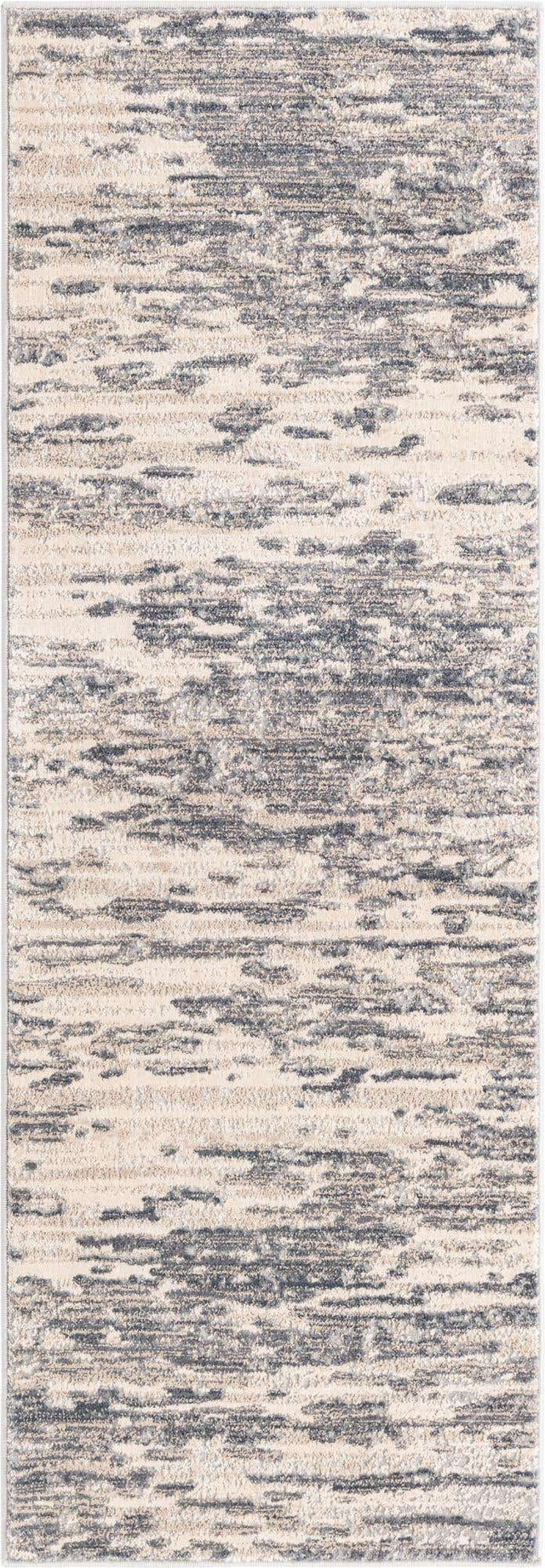 Gray 2' x 6' Oasis Runner Area Rug 65% Polypropylene & 35% Polyester Contemporary Carpet for Living Rooms, Bedroom, Kitchen, Dining, Office for Sale at Rug Engine