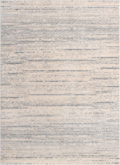Cream 9' x 12' Oasis Rectangle Area Rug 65% Polypropylene & 35% Polyester Contemporary Carpet for Living Rooms, Bedroom, Kitchen, Dining, Office for Sale at Rug Engine