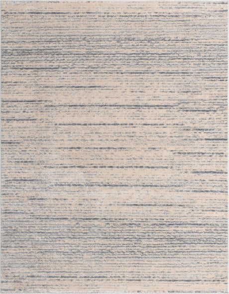 Cream 8' x 10' Oasis Rectangle Area Rug 65% Polypropylene & 35% Polyester Contemporary Carpet for Living Rooms, Bedroom, Kitchen, Dining, Office for Sale at Rug Engine