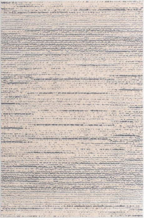 Cream 6' x 9' Oasis Rectangle Area Rug 65% Polypropylene & 35% Polyester Contemporary Carpet for Living Rooms, Bedroom, Kitchen, Dining, Office for Sale at Rug Engine