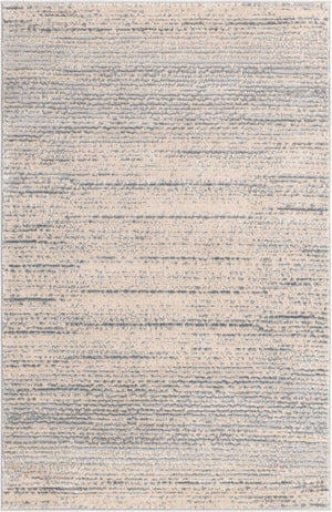 Cream 4' x 6' Oasis Rectangle Area Rug 65% Polypropylene & 35% Polyester Contemporary Carpet for Living Rooms, Bedroom, Kitchen, Dining, Office for Sale at Rug Engine