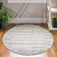 Cream 4' x 4' Oasis Round Area Rug 65% Polypropylene & 35% Polyester Contemporary Carpet for Living Rooms, Bedroom, Kitchen, Dining, Office for Sale at Rug Engine
