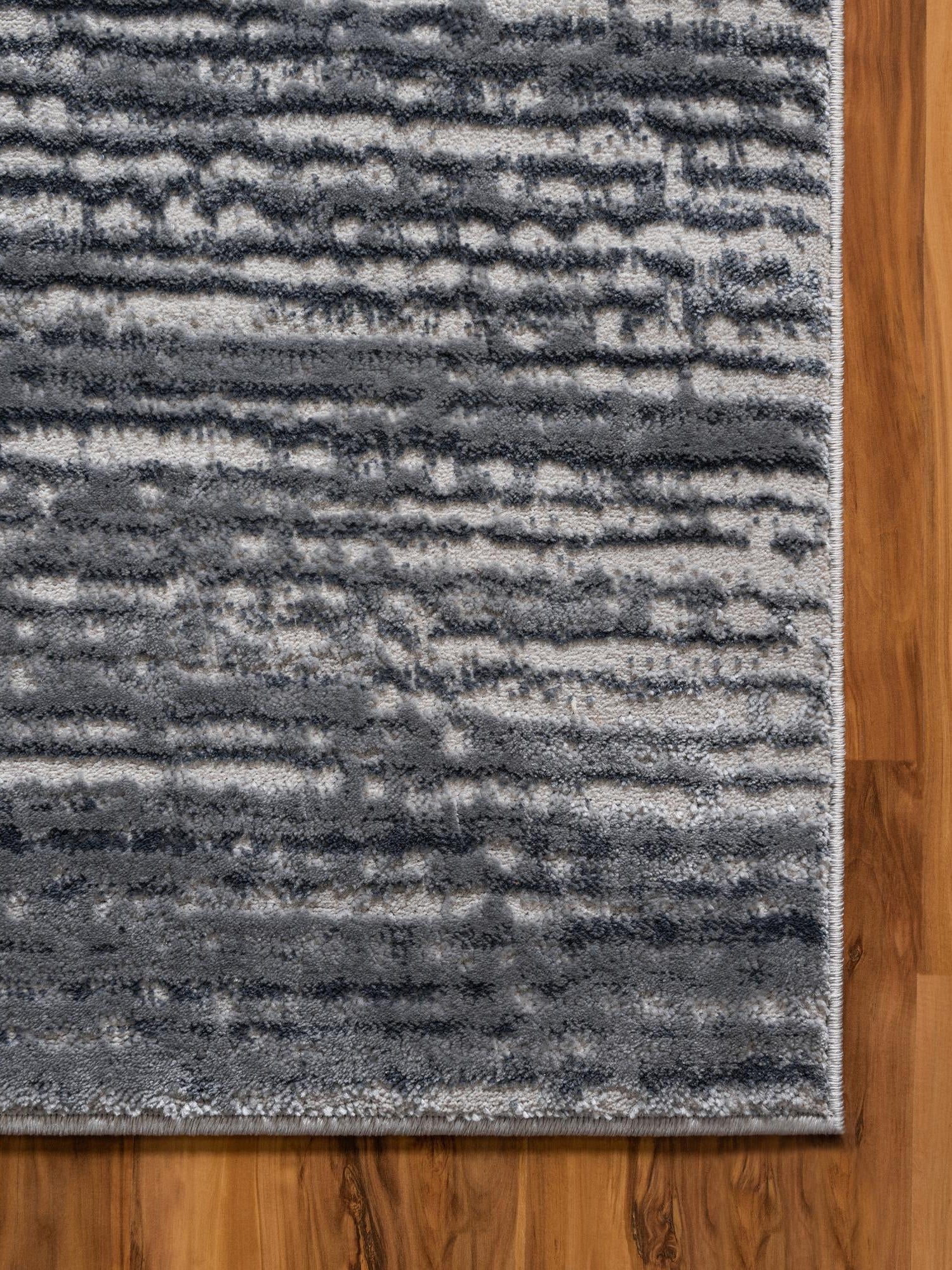 Gray 2' x 3' Oasis Rectangle Area Rug 65% Polypropylene & 35% Polyester Contemporary Carpet for Living Rooms, Bedroom, Kitchen, Dining, Office for Sale at Rug Engine