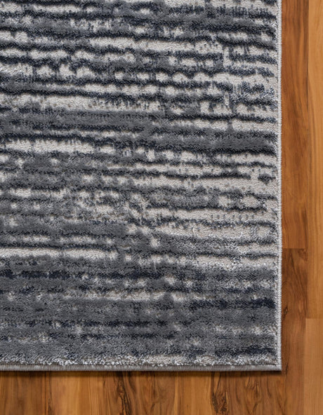 Gray 9' x 12' Oasis Rectangle Area Rug 65% Polypropylene & 35% Polyester Contemporary Carpet for Living Rooms, Bedroom, Kitchen, Dining, Office for Sale at Rug Engine