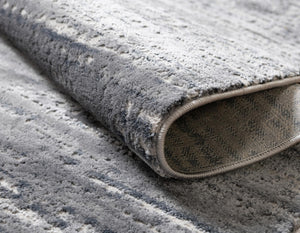 Gray 5' x 8' Oasis Oval Area Rug 65% Polypropylene & 35% Polyester Contemporary Carpet for Living Rooms, Bedroom, Kitchen, Dining, Office for Sale at Rug Engine