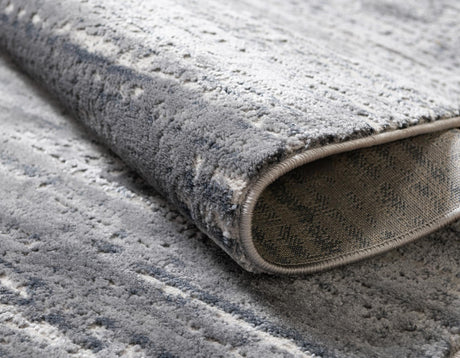 Gray 5' x 8' Oasis Oval Area Rug 65% Polypropylene & 35% Polyester Contemporary Carpet for Living Rooms, Bedroom, Kitchen, Dining, Office for Sale at Rug Engine