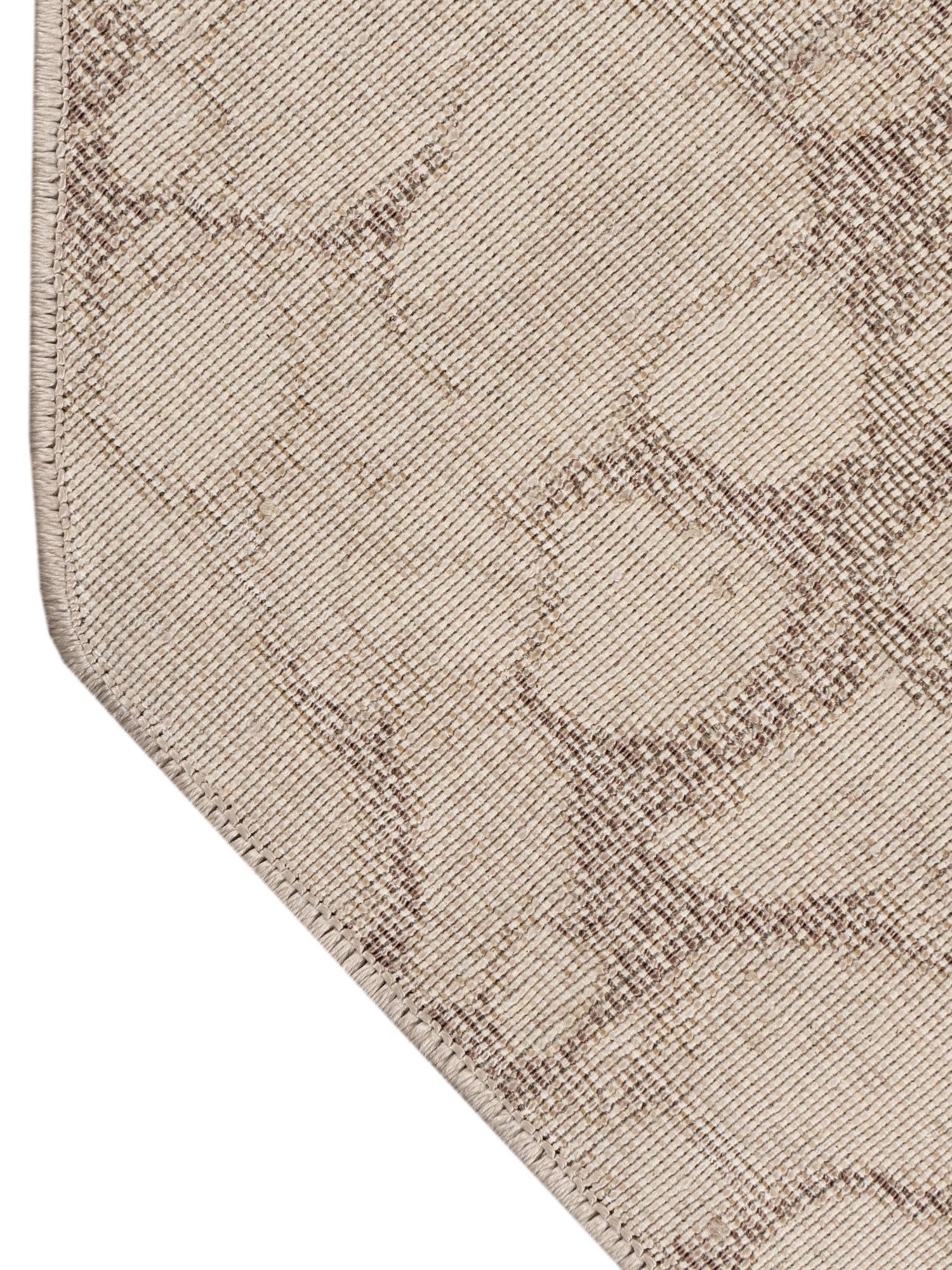 Brown 6' x 6' Oasis Octagon Area Rug 65% Polypropylene & 35% Polyester Contemporary Carpet for Living Rooms, Bedroom, Kitchen, Dining, Office for Sale at Rug Engine