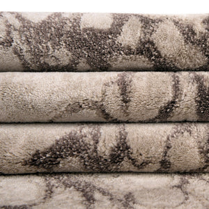 Brown 7' x 10' Oasis Rectangle Area Rug 65% Polypropylene & 35% Polyester Contemporary Carpet for Living Rooms, Bedroom, Kitchen, Dining, Office for Sale at Rug Engine