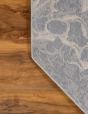 Gray 7' x 7' Oasis Octagon Area Rug 65% Polypropylene & 35% Polyester Contemporary Carpet for Living Rooms, Bedroom, Kitchen, Dining, Office for Sale at Rug Engine