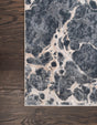 Gray 6' x 9' Oasis Rectangle Area Rug 65% Polypropylene & 35% Polyester Contemporary Carpet for Living Rooms, Bedroom, Kitchen, Dining, Office for Sale at Rug Engine