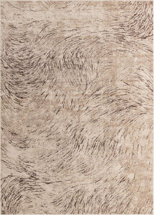 Brown 9' x 12' Oasis Rectangle Area Rug 65% Polypropylene & 35% Polyester Contemporary Carpet for Living Rooms, Bedroom, Kitchen, Dining, Office for Sale at Rug Engine