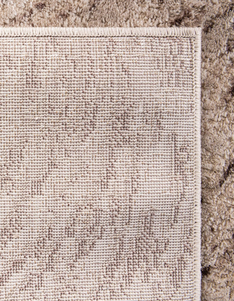 Brown 5' x 8' Oasis Rectangle Area Rug 65% Polypropylene & 35% Polyester Contemporary Carpet for Living Rooms, Bedroom, Kitchen, Dining, Office for Sale at Rug Engine