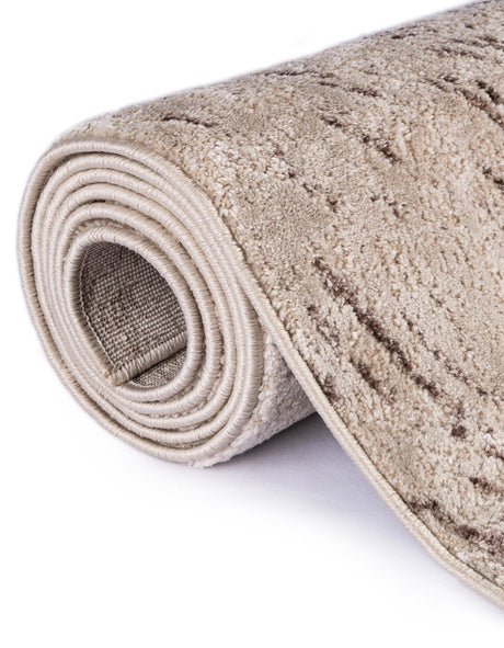 Brown 5' x 8' Oasis Rectangle Area Rug 65% Polypropylene & 35% Polyester Contemporary Carpet for Living Rooms, Bedroom, Kitchen, Dining, Office for Sale at Rug Engine