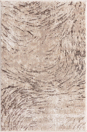 Brown 2' x 3' Oasis Rectangle Area Rug 65% Polypropylene & 35% Polyester Contemporary Carpet for Living Rooms, Bedroom, Kitchen, Dining, Office for Sale at Rug Engine