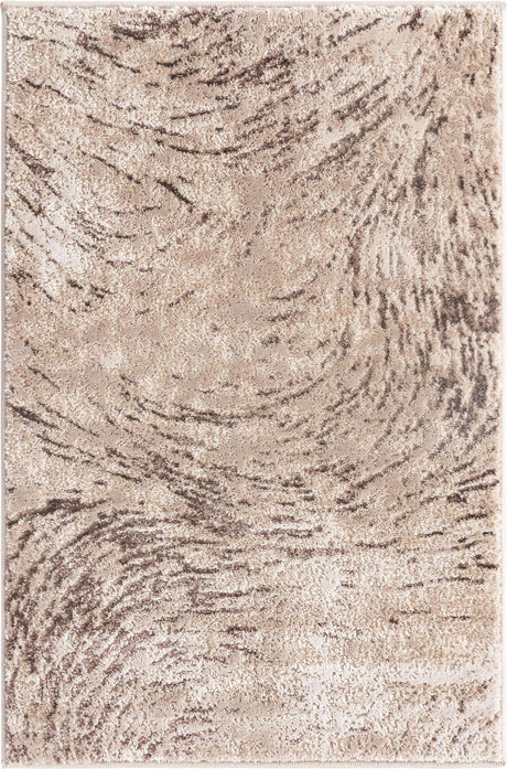 Brown 2' x 3' Oasis Rectangle Area Rug 65% Polypropylene & 35% Polyester Contemporary Carpet for Living Rooms, Bedroom, Kitchen, Dining, Office for Sale at Rug Engine