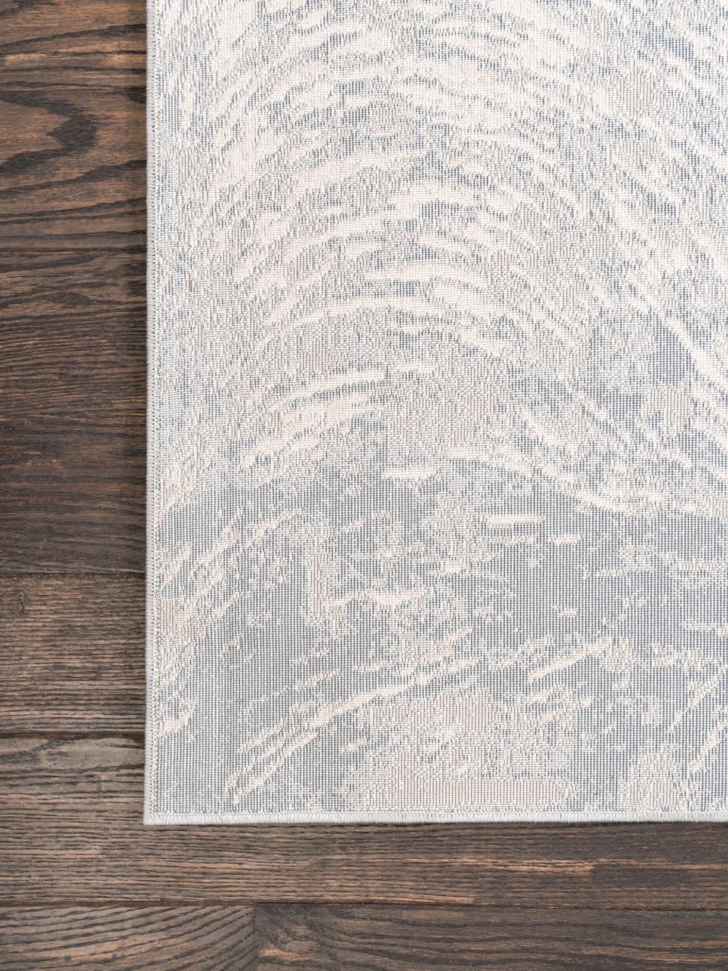 Gray 5' x 8' Oasis Rectangle Area Rug 65% Polypropylene & 35% Polyester Contemporary Carpet for Living Rooms, Bedroom, Kitchen, Dining, Office for Sale at Rug Engine