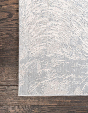 Gray 2' x 12' Oasis Runner Area Rug 65% Polypropylene & 35% Polyester Contemporary Carpet for Living Rooms, Bedroom, Kitchen, Dining, Office for Sale at Rug Engine
