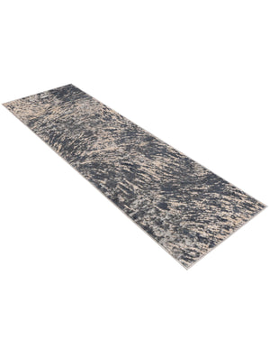 Gray 2' x 6' Oasis Runner Area Rug 65% Polypropylene & 35% Polyester Contemporary Carpet for Living Rooms, Bedroom, Kitchen, Dining, Office for Sale at Rug Engine