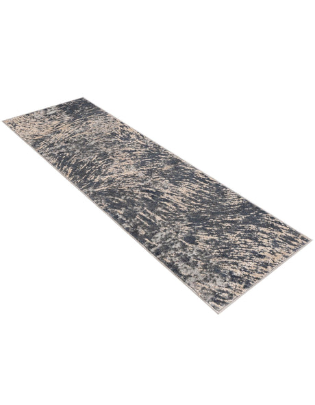 Gray 2' x 6' Oasis Runner Area Rug 65% Polypropylene & 35% Polyester Contemporary Carpet for Living Rooms, Bedroom, Kitchen, Dining, Office for Sale at Rug Engine