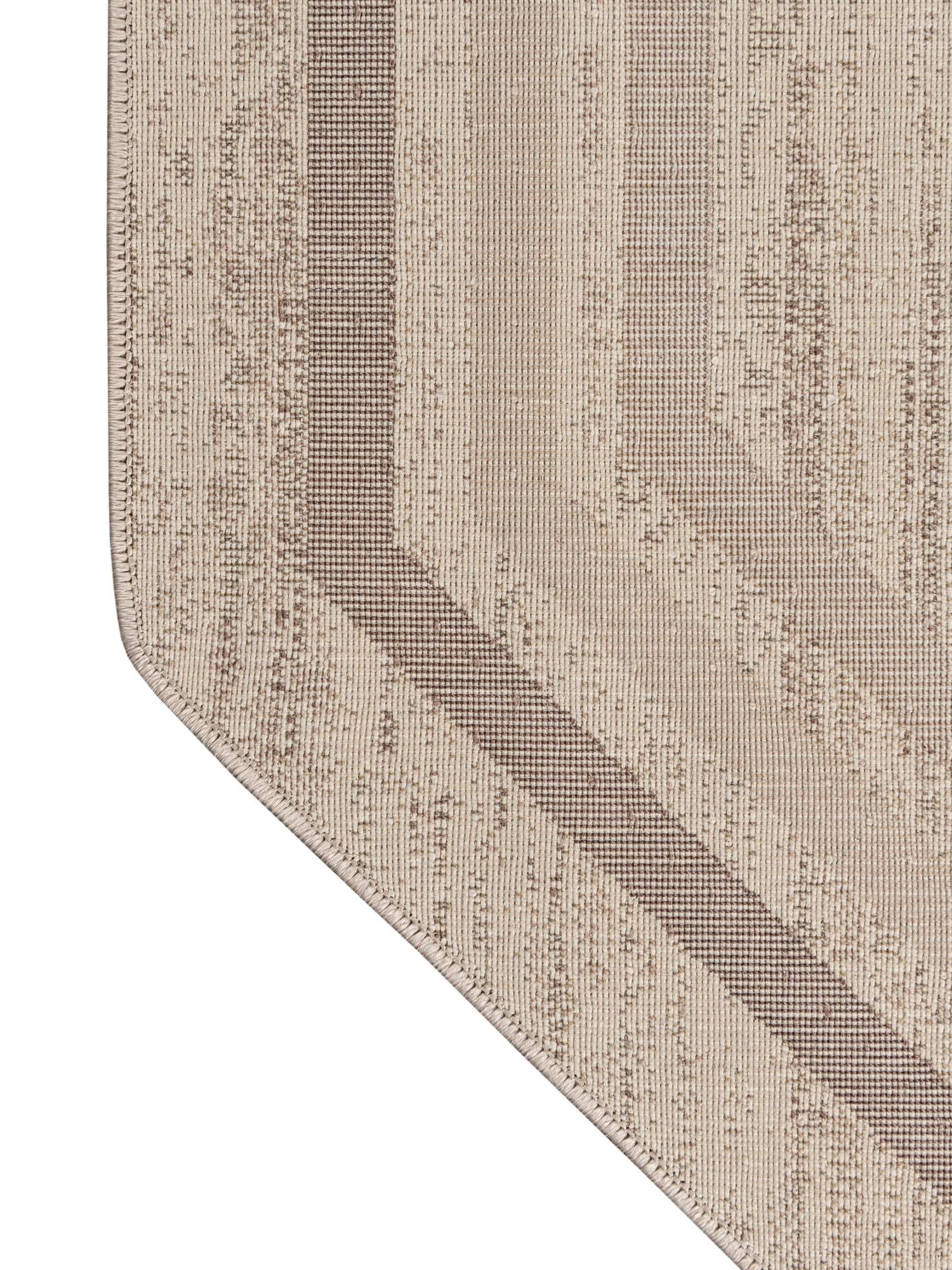 Brown 6' x 6' Oasis Octagon Area Rug 65% Polypropylene & 35% Polyester Contemporary Carpet for Living Rooms, Bedroom, Kitchen, Dining, Office for Sale at Rug Engine