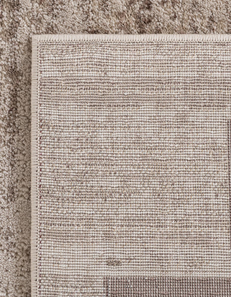 Brown 4' x 6' Oasis Rectangle Area Rug 65% Polypropylene & 35% Polyester Contemporary Carpet for Living Rooms, Bedroom, Kitchen, Dining, Office for Sale at Rug Engine