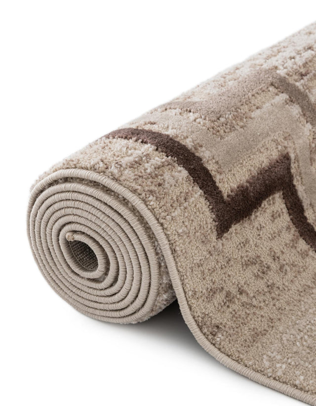 Brown 3' x 5' 3 Oasis Oval Area Rug 65% Polypropylene & 35% Polyester Contemporary Carpet for Living Rooms, Bedroom, Kitchen, Dining, Office for Sale at Rug Engine