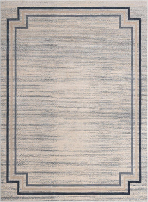 Gray 9' x 12' Oasis Rectangle Area Rug 65% Polypropylene & 35% Polyester Contemporary Carpet for Living Rooms, Bedroom, Kitchen, Dining, Office for Sale at Rug Engine
