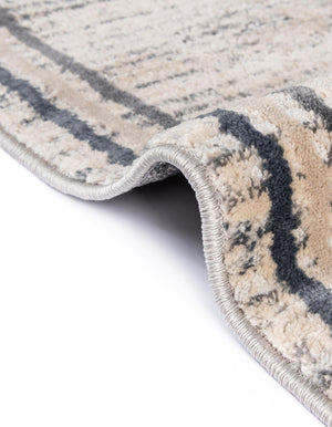 Gray 8' x 10' Oasis Oval Area Rug 65% Polypropylene & 35% Polyester Contemporary Carpet for Living Rooms, Bedroom, Kitchen, Dining, Office for Sale at Rug Engine