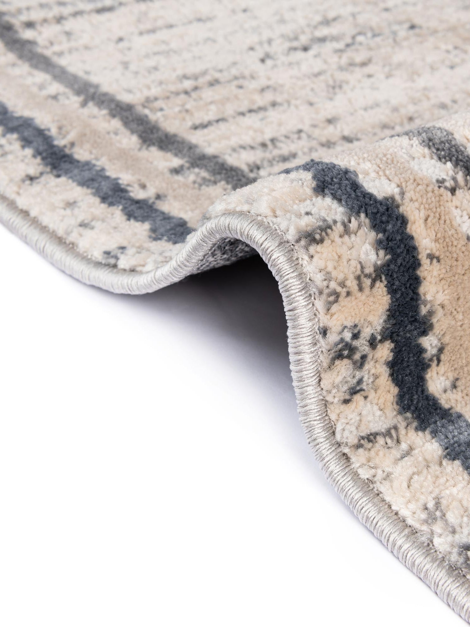 Gray 2' x 8' Oasis Runner Area Rug 65% Polypropylene & 35% Polyester Contemporary Carpet for Living Rooms, Bedroom, Kitchen, Dining, Office for Sale at Rug Engine