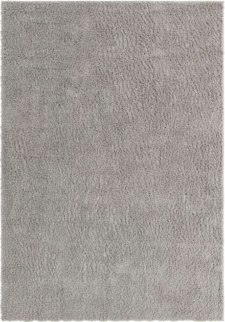 Light Gray 7' x 10' Everyday Shag Rectangle Area Rug Thick Soft Touch Fluffy & Plush Shaggy Pile 100% Polypropylene With Cotton Backing Durable  Carpet for Sale at Rug Engine